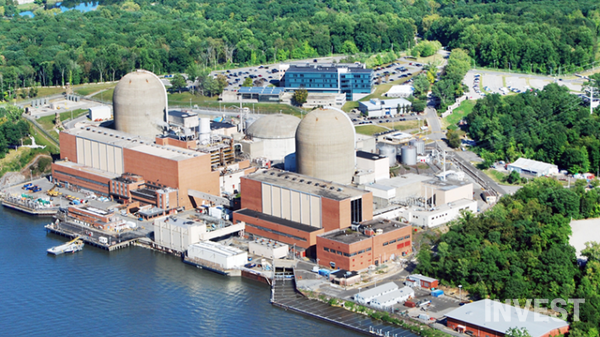 ▲현대건설이 홀텍사와 함께 원전해체 사업에 참여 중인 미국 인디안포인트(IPEC) 원전 전경 (출처 = 현대건설)