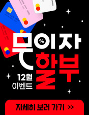 25년 12월 카드 무이자할부